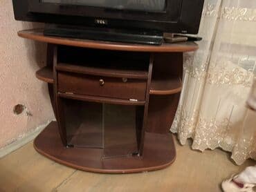 кухный гарнитуры бу: Гарнитур для зала, Дерево, цвет - Коричневый — 4