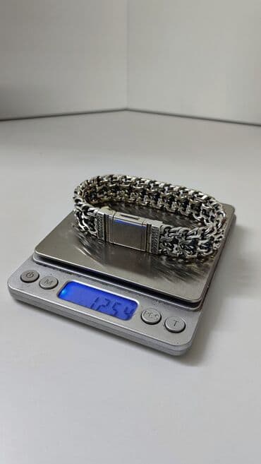украшения изделия ручной работы: Серебряный браслет "Двойной Бисмарк" Вес 126 грамм — 8