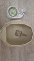 домик для кошки цена: Зоотовары
лоток, кормушка, игрушка, лопатка комплект цена 800 сом — 1