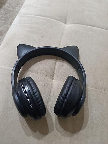 samsung tab a: Беспроводные накладные наушники с подсветкой “Лапка”. - Дизайн — 3