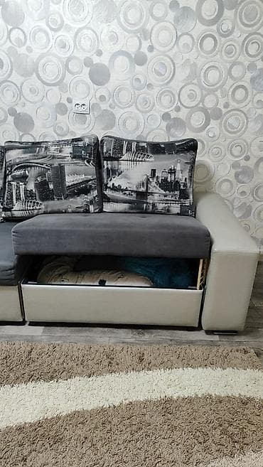 угловой диван трансформер: Угловой диван, Раскладной — 5