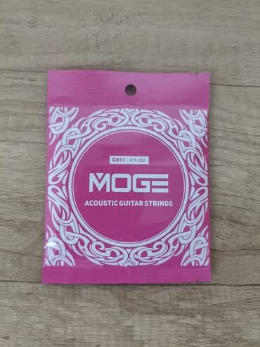 гитаранын кылы: Струны для акустической гитары MOGE GB11. В наличии: Металлические — 3