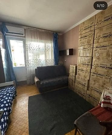 105: 2 комнаты, 48 м², Аламедин-1 мкр 105 серия, 9 этаж, Требуется ремонт — 2