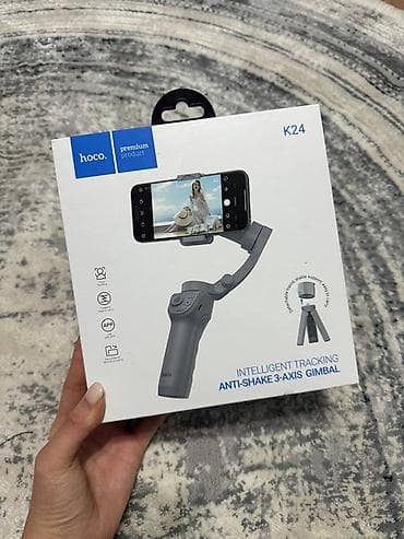 zuumav k5 pro: Стабилизатор для смартфона HOCO K24 — интеллектуальный 3-осевой гимбал — 1