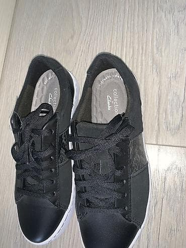 clarks обувь: Кроссовки, 35.5, Clarks, Новый, цвет - Черный, Бесплатная доставка — 5