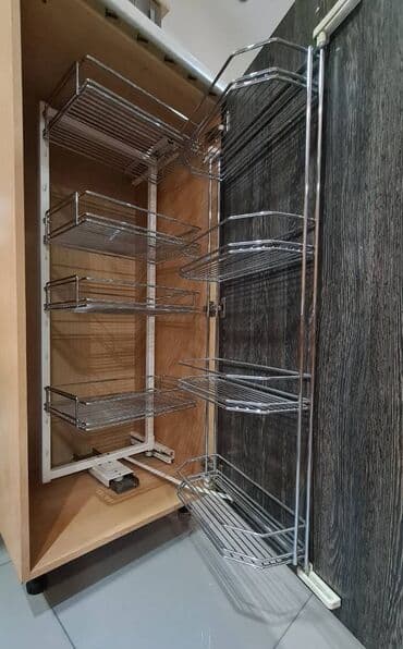 аксессуары для серверных шкафов полки выдвижные: Выдвижной механизм TANDEM, скользящий, с проволочными корзинами - — 2