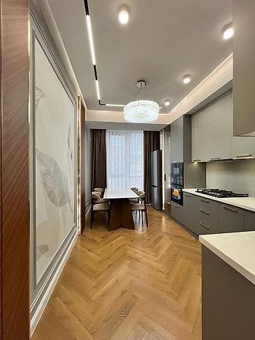Недвижимость: 3 комнаты, 96 м², Асанбай мкр Элитка, 13 этаж, Дизайнерский ремонт — 4