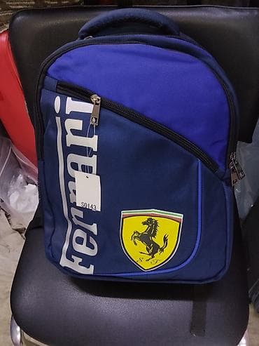 Ferrari: Рюкзак спортивный, с оформлением в стиле Ferrari - Цвет — 1