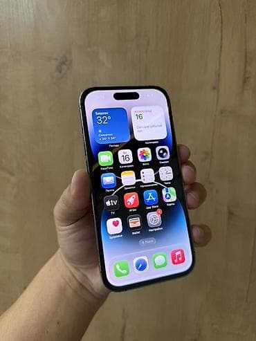 iphone 14 pro: IPhone 14 Pro, Б/у, 256 ГБ, Deep Purple, Кабель, В рассрочку, 81 % — 3