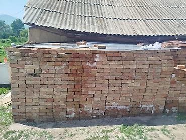 продам б у шифер: Полнотелый, таблетка, Жженый кирпич, Одинарный, 250×120×65 — 2