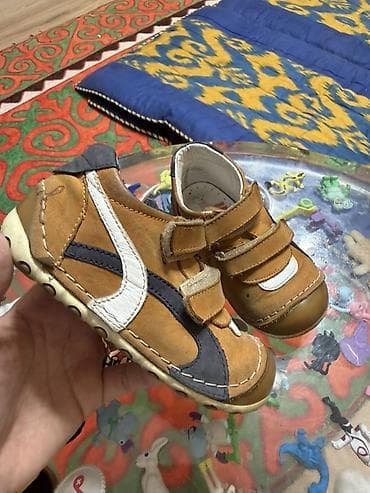 синие детские туфли: Комплект, цвет - Черный — 7