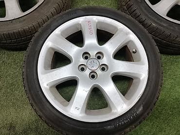 7 5j: Колеса в сборе 215 / 45 / R 17, Лето, Б/у, Комплект, Литые, отверстий - 5 — 2