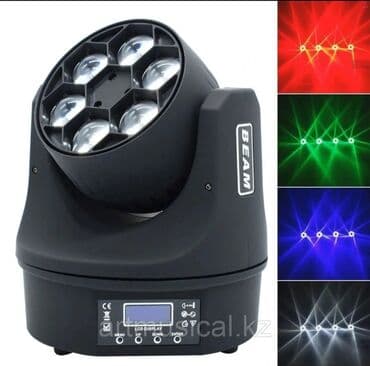 музыкальная колонка большая цена: 6*15W Led Beam Moving Head Light RGBW Mini(Пчела) -Напряжение: ? — 2