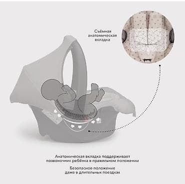 автокресло для новорожденных: Автокресло, цвет - Зеленый, Б/у — 8