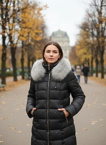 Продается зимняя женская куртка . Размер L. наполнитель халофайдер