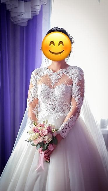 подьюбник: Нежное эксклюзивное свадебное платье. Ручная работа. Покупала дорого — 2