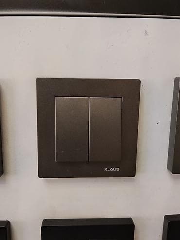 led matrix panel: Двойной клавишный выключатель KLAUS - Тип: механический, двуклавишный — 1