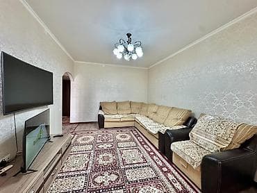 квартира юишкек: 4 комнаты, 80 м², 106 серия, 7 этаж, Евроремонт — 8