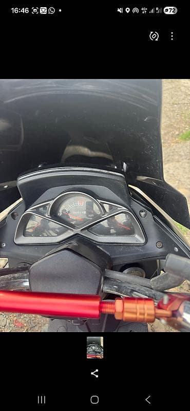 мотоцикл токмок: Скутер/максискутер 150–200 см³, черный, с высоким тонированным — 4