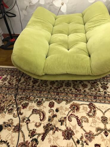 мебель из турции: Комплект мягкой мебели, Б/у, Самовывоз, цвет - Зеленый — 6