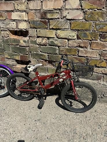 fixed gear: Детский велосипед, 2-колесный, 6 - 9 лет, Для девочки, Б/у — 2