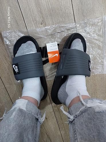 nike tech flece: Мужские сандалии, 41, 42, 43, Nike, Новый, цвет - Серый, Самовывоз — 1