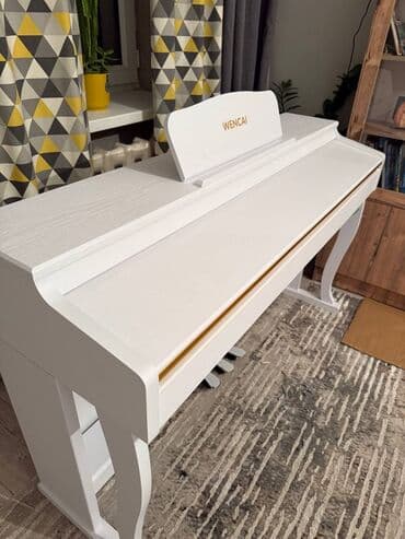 цифровые пианино: Полноактавное акустическое пианино,цвет белый и черный, усиленный — 17