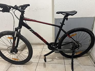 гигант запчас: Горный велосипед, Giant, Рама M (156 - 178 см), Алюминий, Б/у — 4