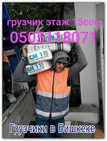 Грузчики: Услуги грузчиков в Бишкеке - Подъём и спуск строительных материалов — 1
