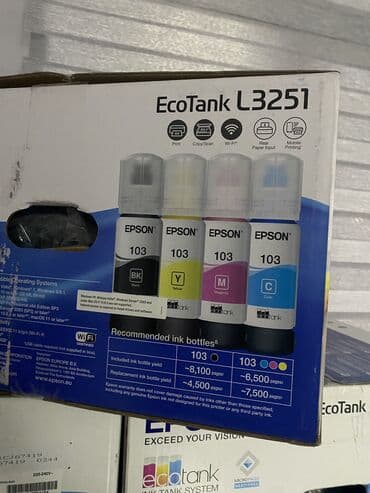 краска на принтер epson: Новый Epson L3251 не Китай хитовый МФУ с Wi-Fi и супервыгодной — 1