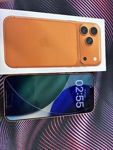 iphone 13 pro max osh: IPhone 17 Pro Max, Б/у, 512 ГБ, Оранжевый, Кабель, Коробка, В рассрочку, 99 % — 2