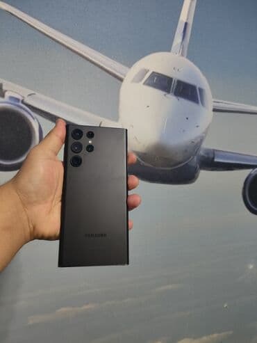 экшн камеру gopro hero 2: Samsung Galaxy S22 Ultra, Б/у, 256 ГБ, цвет - Черный, 2 SIM, eSIM — 1