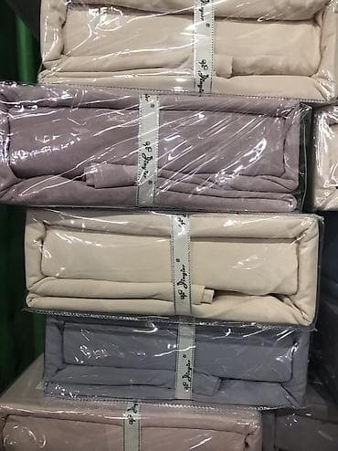 Постельное белье: Постельное бельё 100% хлопок, на любой вкус, полуторки цены от 1250сом — 3