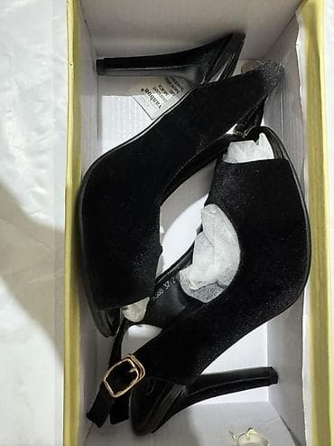 свадебный туфли: Туфли, 37, Christian Louboutin, Новый, цвет - Черный, Платная доставка, Самовывоз — 1