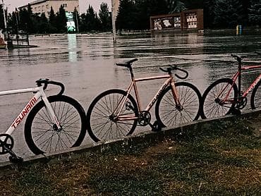 Велосипеды: Фикс-байк Tsunami SNM100 раставка M - Рама и вилка: алюминий Tsunami — 5