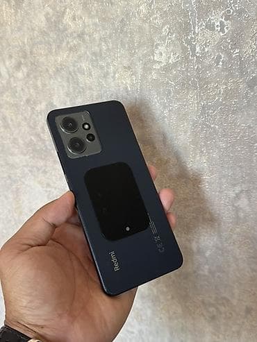 Redmi, Redmi Note 12, Б/у, 128 ГБ, цвет - Черный, 2 SIM