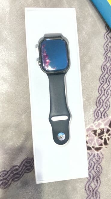 huawei watch fit 2 бишкек: Смарт‑часы Hoco Watch - Квадратный сенсорный дисплей в черном корпусе — 1