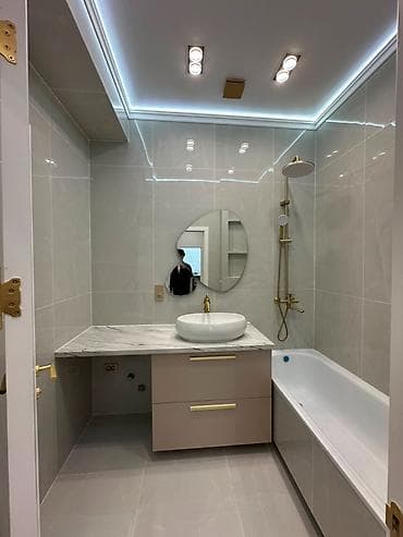 Квартиры: 2 комнаты, 69 м², Асанбай мкр Элитка, 9 этаж, Дизайнерский ремонт — 6