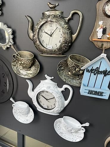 Часы для дома: Настенные часы и декоративные ключницы Ассортимент: - Часы настенные — 9