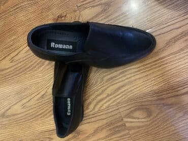 туфли черные с открытым носиком: Мужские туфли, 44, Новый, цвет - Черный, Самовывоз — 3