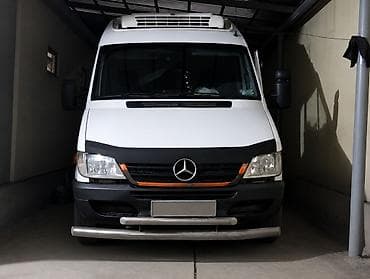 sprinter: Передний силовой кенгурятник/защита бампера для микроавтобуса — 1