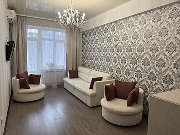 2 room flat: 2 комнаты, 52 м², Элитка, 6 этаж, Евроремонт — 1