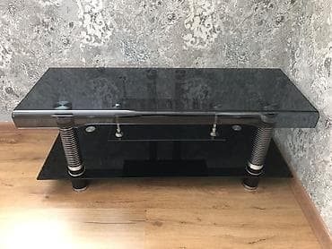 таганек газ: Стеклянный журнальный/ТВ‑столик в современном стиле. - Материал — 1