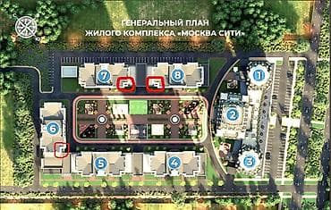 калык акиева московская: 2 бөлмө, 78 м², Элитка, 14 кабат, Даяр ПСО (өзү оңдоп түзөтүп бүтүү үчүн) — 2