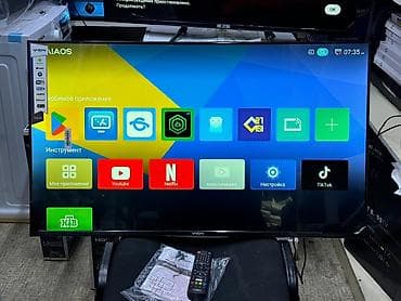 Проекторлор үчүн экрандар: Смарт‑телевизор YASIN 43" - Диагональ: 43" - Платформа Smart TV — 1