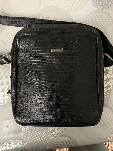 watch active: Классическая сумка, Butun, Материал: Натуральная кожа, Регулируемый ремень, Мужские — 1