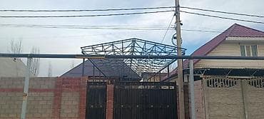 листы для крышы: Навес, Арочный, Металл, Поликарбонат, Установка — 6