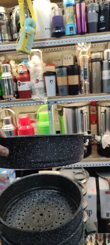 продаю мантышницу: Мантыварка Мантыщница Фирма Uakeen Размер 28 см Гранитный материал — 6