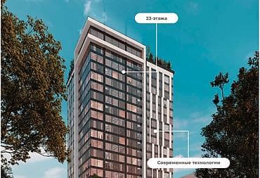 55: 2 комнаты, 57 м², Элитка, 15 этаж, Готовая ПСО (под самоотделку) — 2