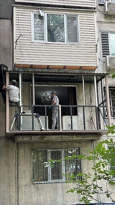 установка балконных дверей: Услуги по остеклению и утеплению балконов/лоджий под ключ. Что — 1